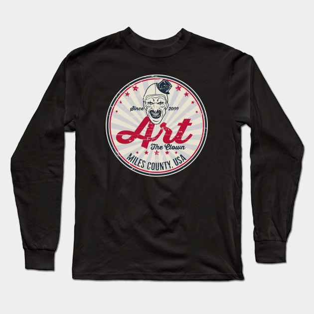 Art the Clown Long Sleeve T-Shirt by carloj1956